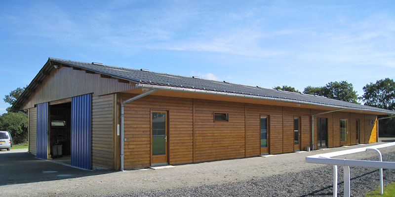 Hangar agricole avec ferme - ABT Construction Bois